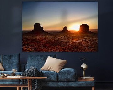 Sonnenaufgang Monument Valley von Jos Krick Photography