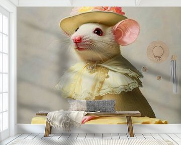 Chic mouse portrait