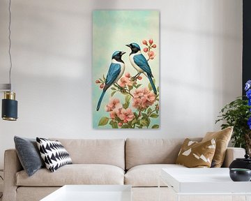 Vogels in bloesem boom van But First Framing