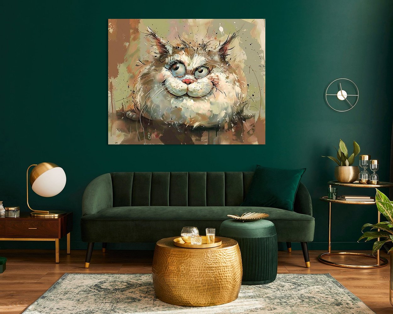 Example of the artwork in a room