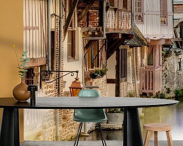 Pont-Audemer, the Venice of Normandy in France