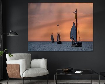 Sailing ships on the Hanse Sail by Rico Ködder