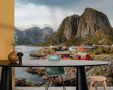 Hamnøy, idyllic fishing village in the Lofoten Islands, Norway
