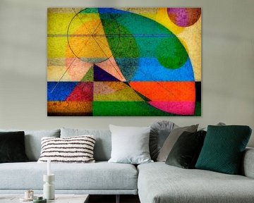 Kleurrijk abstract kunstwerk van Corinne Welp