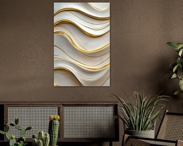 luxurious golden lines by johan saifudin