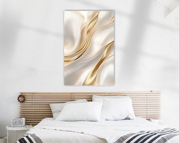 luxurious golden lines curves by johan saifudin