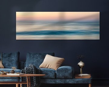PHOTOGRAPHY Panorama wave by the sea blurred - ICM by Werner Dieterich