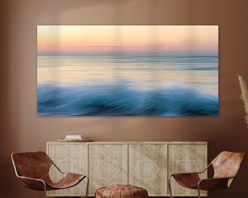 PHOTOGRAPHY Wave by the sea - blurred - Mediterranean - ICM by Werner Dieterich