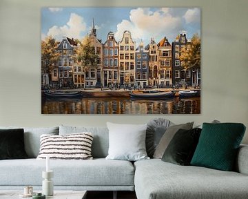 Amsterdam grachtenpanden van But First Framing