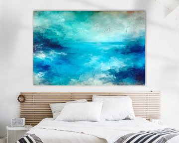 Dutch coast in the morning by Mad Dog Art