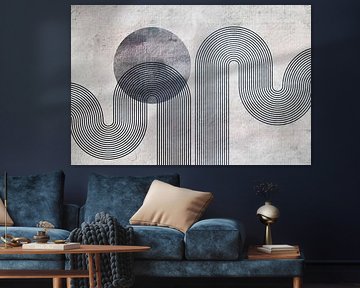 Scandinavia Modern and Abstract Geometric Organic