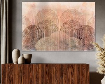 Scandinavia Modern Abstract Organic Curves