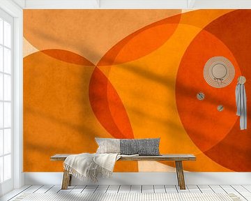 Modern Scandinavian Bauhaus Abstraction Organic