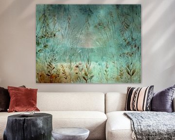 Scandinavian Spring Meadow Fantasy Abstraction