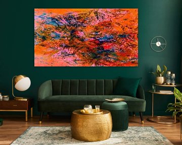 Modern and abstract contemporary art Wabi Sabi by Mad Dog Art