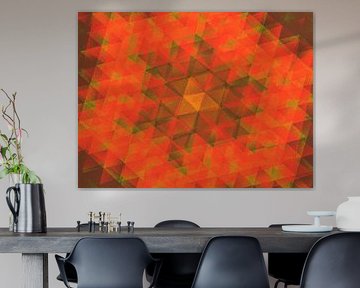 Art contemporain moderne et abstrait Méditation sur Mad Dog Art