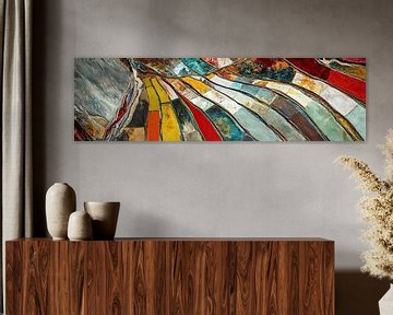 Peru Kunst van Abstract Schilderij