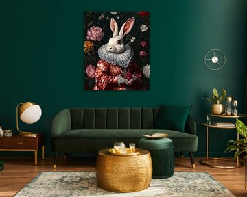 Chic Rabbit Portrait