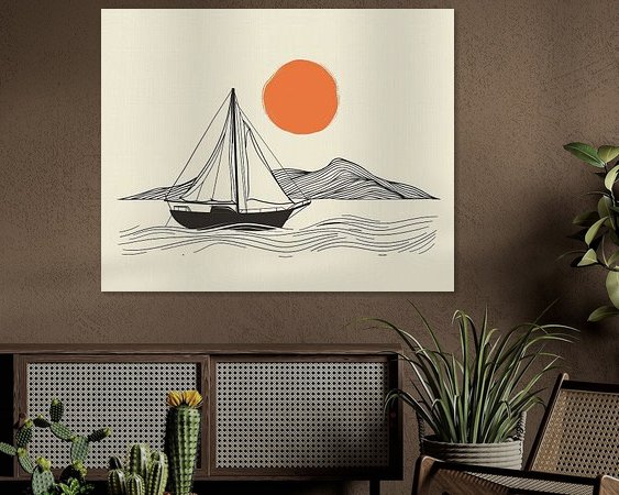 Example of the artwork in a room