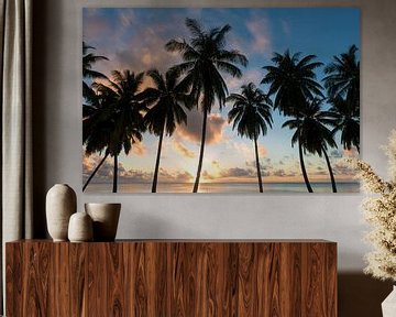 Sonnenuntergang Aitutaki von Laura Vink