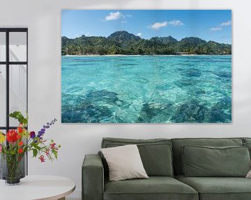 Lagune Rarotonga van Laura Vink