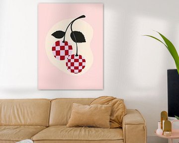 Plaid cherries by Treechild