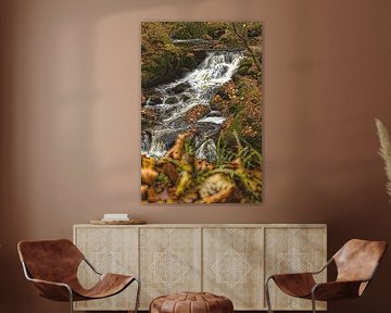 kleiner Wasserfall im malerischen Style von Frank Briske