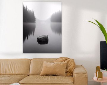 Foggy lake iv by haroulita