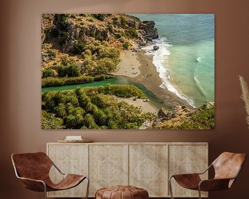 Preveli beach Crete, by Peter Schickert