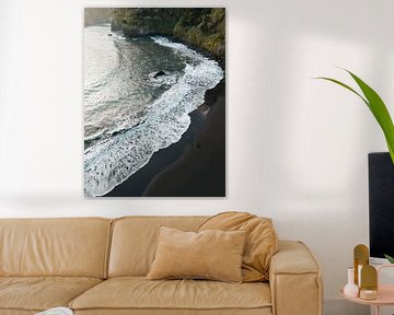 Plage noire Madère sur Erik Lei