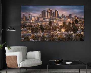 Los Angeles Skyline van Photo Wall Decoration
