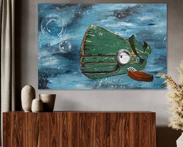 3D-Wal aus Holz von Kris De Prins