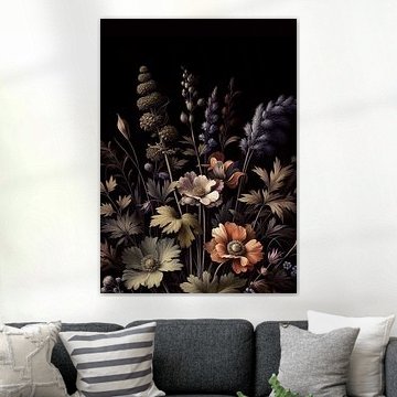 DARK FLORAL BOUQUET-7A-D2