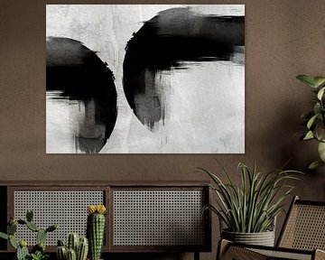 Modern Abstract Japandi Zen Nature Landscape by FRESH Fine Art