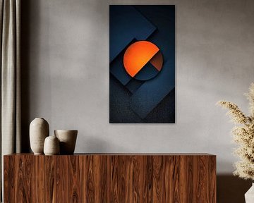 forme simple bleu foncé
