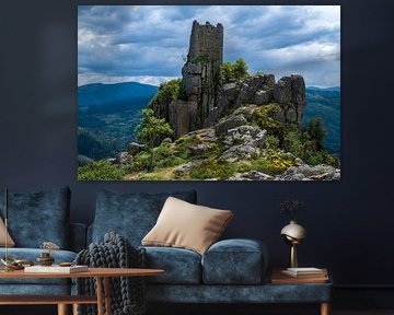 Burgruine Château de Rochebonne | Ardeche von Flatfield