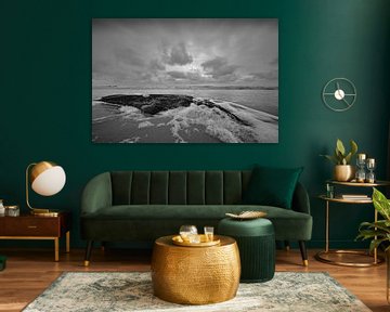 Autumn day on the North Sea beach by Peter Bartelings