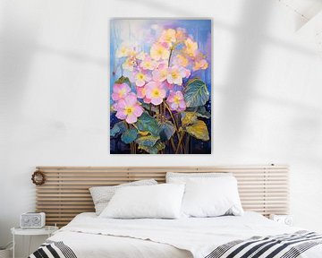 Sleutelbloemen Schilderij van I ❤ Bloemen