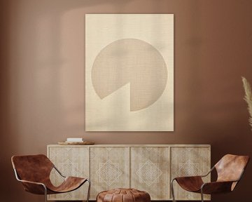 Natuurlijk minimalistisch Beige van Modern Collection