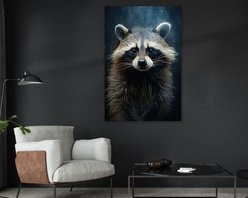 Raccoon Portrait