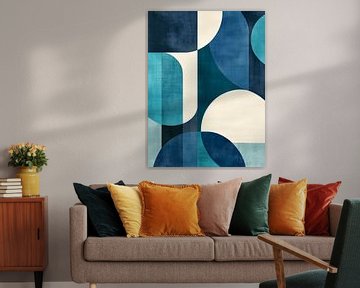 Blauwe geometrie van artefacti