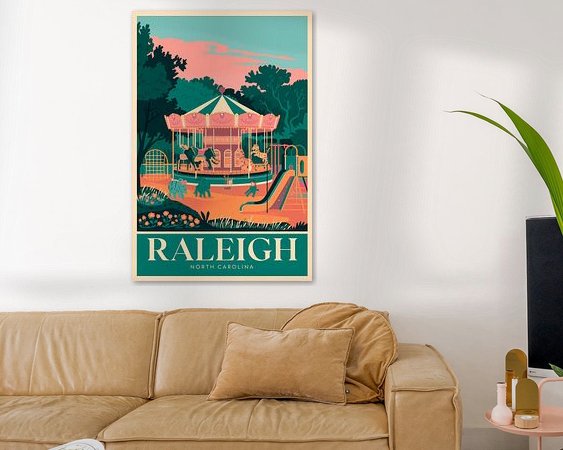 Example of the artwork in a room