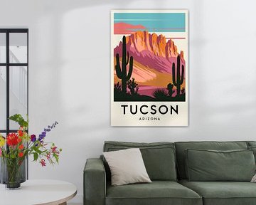 Tucson, Arizona by Poster Art Shop