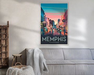 Memphis, Tennessee von Poster Art Shop