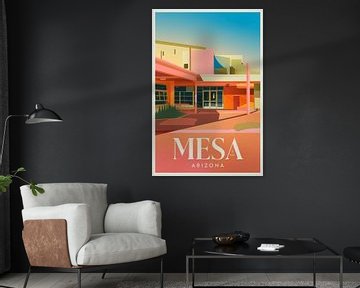 Mesa, Arizona Vintage Reisposter van Poster Art Shop