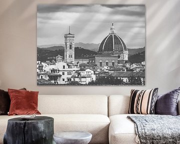 Kathedraal van Florence en Giotto's Campanile van Sergio Pazzano