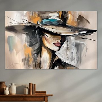 Woman with hat