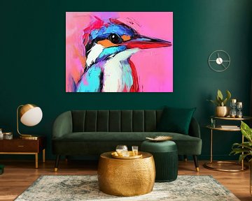 Vogel | Feathered Fizz van De Mooiste Kunst