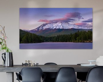 Avond bij Mount Shasta, Verenigde Staten van Adelheid Smitt