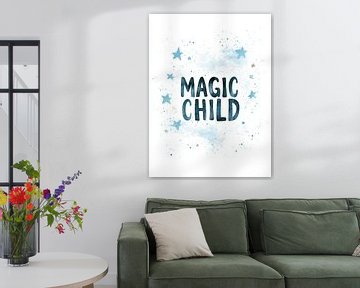 Magisch kind (Blauw) van Treechild